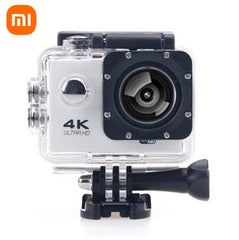 Xiaomi Action Camera with 4K Ultra HD, waterproof casing, and wide-angle lens for sports and vloggers.