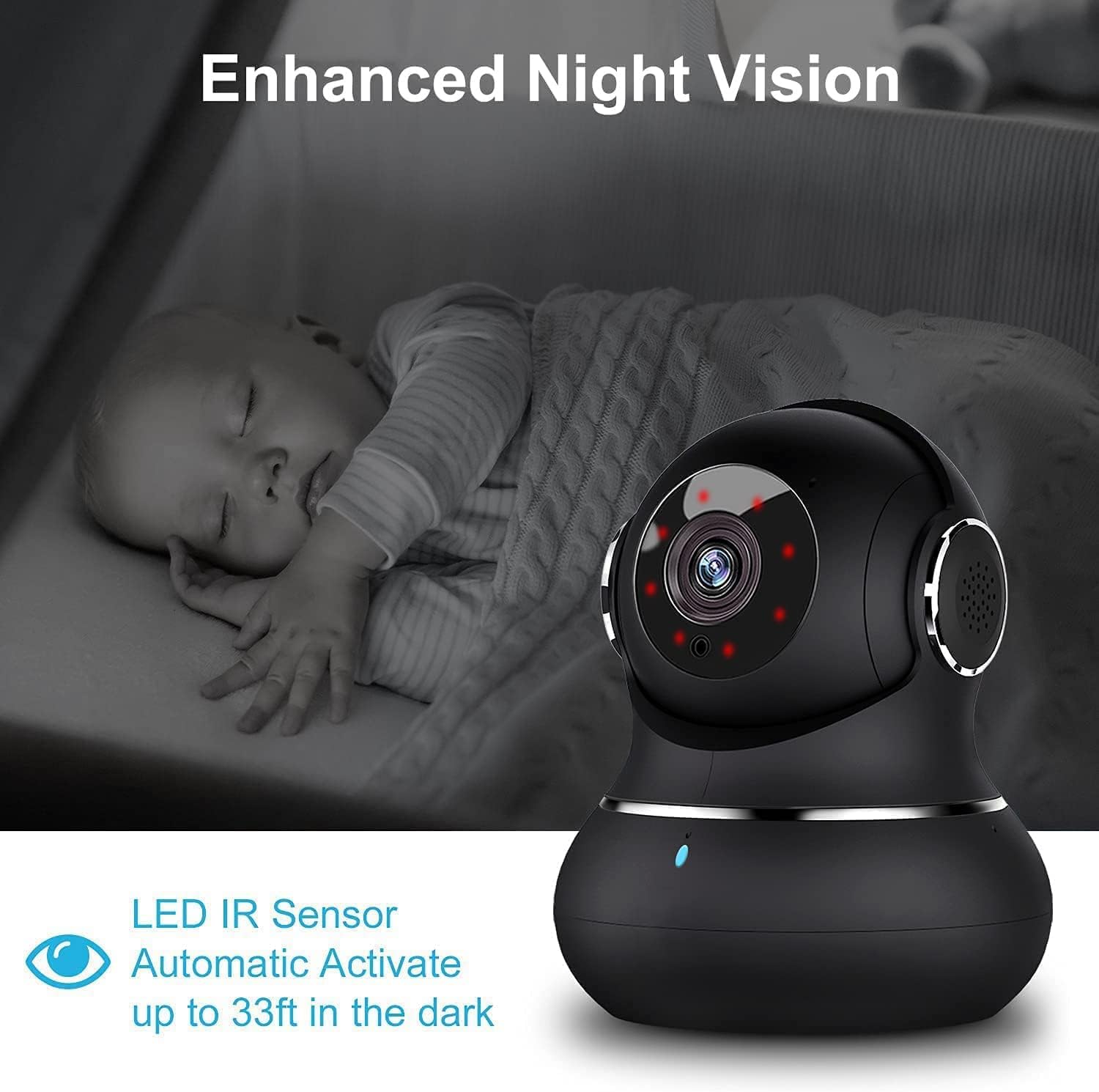 2K Indoor Security Camera, 367° Cameras for Home Security Indoor with Smart Vision, Total Precision – Your 360° Indoor Guardian.

Elevate your home security and monitoring experience with the 2K Indoor Security Camera. Designed for comfonCamera2K Indoor Security Camera 367° Cameras