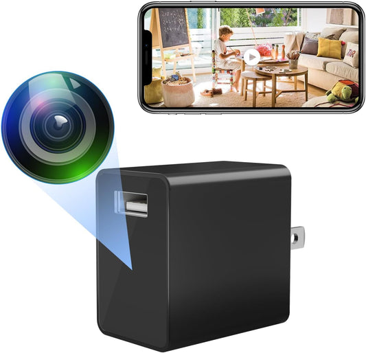 USB Charger Camera - Wifi Small Camera - Full HD 1080P Mini Wireless NSecurity, Hidden in Plain Sight!
Introducing the USB Charger Camera - Full HD 1080P Mini Wireless Nanny Cam, the perfect solution for discreet indoor surveillance. TfonCameraUSB Charger Camera - Wifi Small Camera - Full HD 1080P Mini Wireless Nanny Cam - 140 Degree Wide Angle