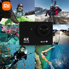 Xiaomi Action Camera Ultra HD 4K/30Fps with WiFi and waterproof features for sports and underwater adventures.